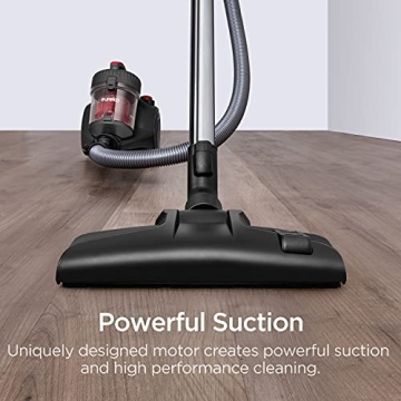Eureka Bagless Canister Vacuum Cleaner for All Floors