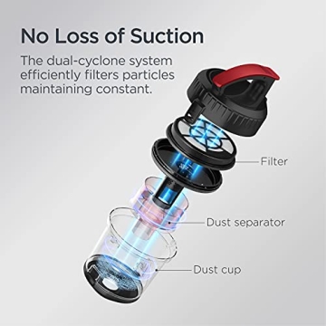 Eureka Bagless Canister Vacuum Cleaner for All Floors