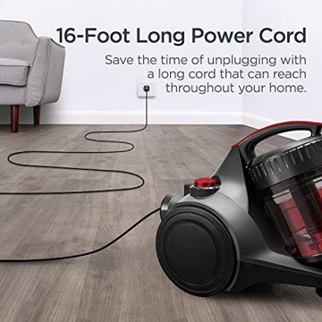 Eureka Bagless Canister Vacuum Cleaner for All Floors