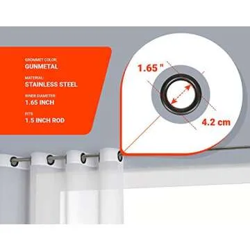 LinenZone Sheer Curtains. Faux Linen White Sheer Curtains. 2 Sheer Curtain Panels in Package. Elegant 84 Inch Curtains for Living Room, Bedroom, Kitchen, Nursery. (Karina 54 x 84)