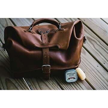 Conditioner & Cleaner for Leather - Heals, Restores and Repairs Dry, Cracked, Scratched Leather | All Natural, Non-Toxic Balm