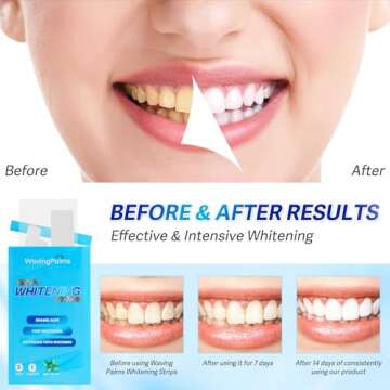 Waving Palms Teeth whitening Strips for Tooth White: Professional Dental Teeth whitening Strips - 28...