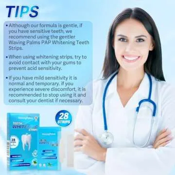 Waving Palms Teeth Whitening Strips for a Brighter Smile