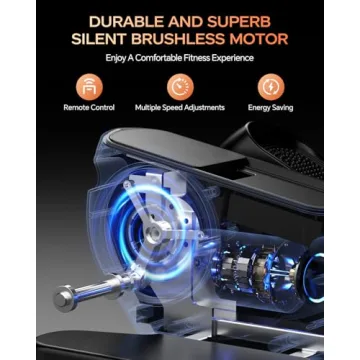 Under Desk Elliptical Machine for Seniors with Remote Control