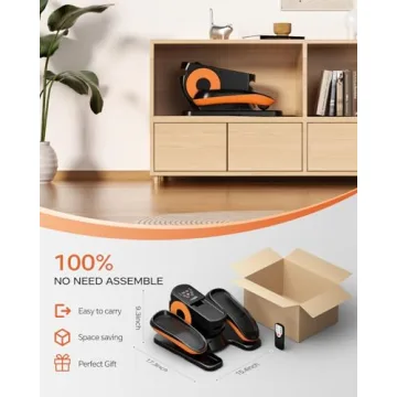 Under Desk Elliptical Machine for Seniors with Remote Control