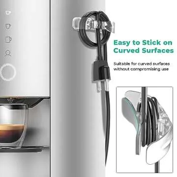 REIKOT Upgraded Cord Organizer | Organization and Storage for Kitchen Appliances,Cord Keeper,Cord Wrapper,Cord Holder for Air Fryer,Coffee Maker,Blender,Toaster,Table Lamps Cord,5Pcs