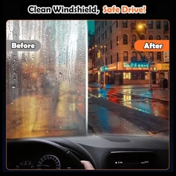 Jofnaylr Car Glass Cleaner with Brush Tool for Clear Vision