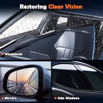 Jofnaylr Car Glass Cleaner with Brush Tool for Clear Vision