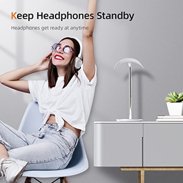 Elegant BENKS Headphone Stand with Silicone Pad - Universal Holder