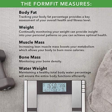 Vitagoods Digital Scale - Body Analyzer with Multi-User Profiles