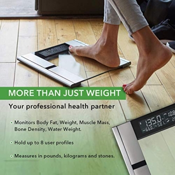 Vitagoods Digital Scale - Body Analyzer with Multi-User Profiles
