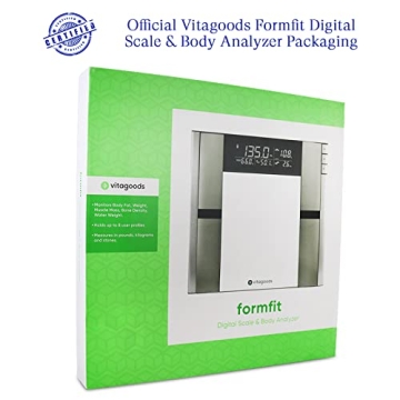 Vitagoods Digital Scale - Body Analyzer with Multi-User Profiles