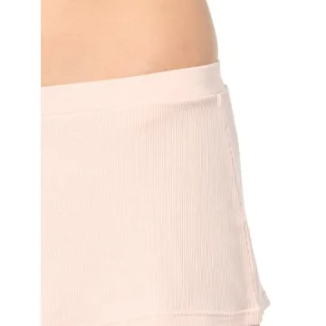 florence by mills Women's Sleepwear Cozy Ribbed Short, Soft Peach, L