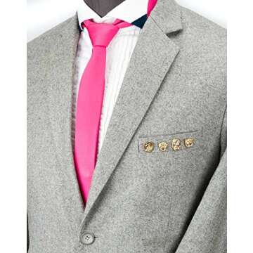 Knighthood Lapel Pin Brooch Set Of Lion And Jaguar Lapel Pin Badge