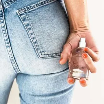 By Rosie Jane Eau De Parfum Spray (Leila Lou) - Clean Fragrance for Women - Essential Oil Mist with Notes of Jasmine, Pear, Fresh Cut Grass - Paraben Free, Vegan, Cruelty Free, Phthalate Free (50ml)