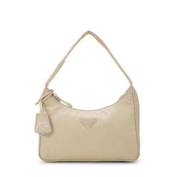 Prada, Pre-Loved Beige Tessuto Re-Edition 2000 Hobo Mini, Beige