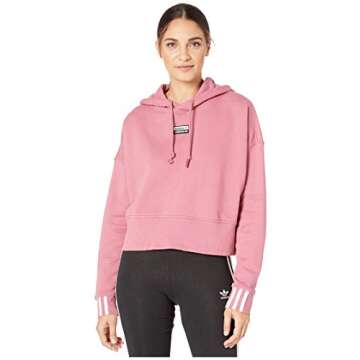 adidas Originals Women's V-ocal Cropped Hooded Sweatshirt