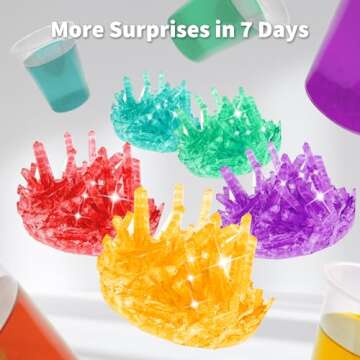 GobiDex Crystal Growing Kit for Kids Aged 6-12 - STEM Fun