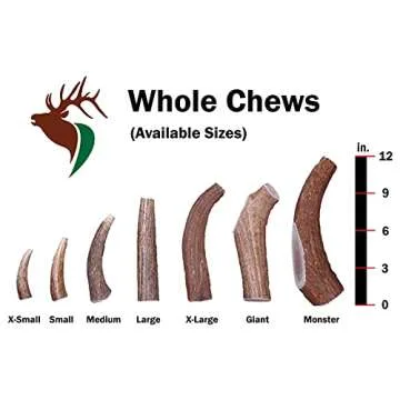 Elkhorn Premium Chews for Large Dogs - Tough Antler Chew
