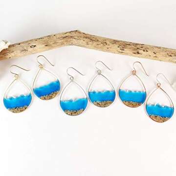 Handmade Rose Gold Earrings for Sensitive Skin