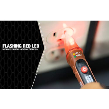 Southwire NCVT Voltage Tester - Dual Range 24-600V with Flashlight