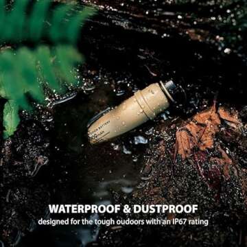 NESTOUT Rugged Power Bank, 10000mAh Outdoor Battery Charger, 20W USB-C Fast Charging PD, Waterproof IP67, Durable Shockproof, Battery Pack for iPhone Hiking Travel Camping (Gray Blue, 10000mAh)