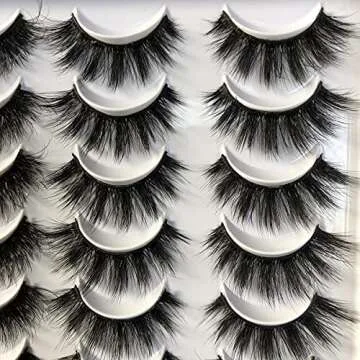 Gmagictobo 20 Pairs False Eyelashes Natural Look Wispy Dramatic Lashes Pack 4 Styles Strip Mink Eye Lashes Multipack