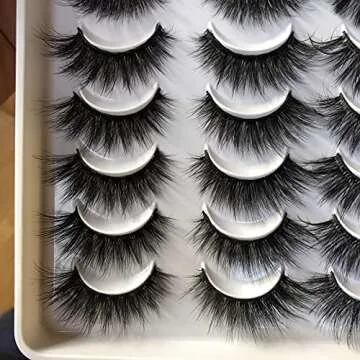 Gmagictobo 20 Pairs False Eyelashes Natural Look Wispy Dramatic Lashes Pack 4 Styles Strip Mink Eye Lashes Multipack