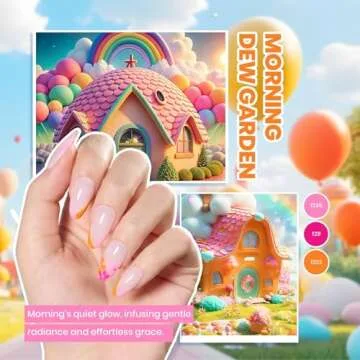 Beetles Gel Nail Polish Kit with U V Light 80Pcs Color Enchantment 55 Colors Gel Polish Starter Kit with Base Top Coat Nail Art Stickers Manicure Tools Valentine's Day Gift for Women