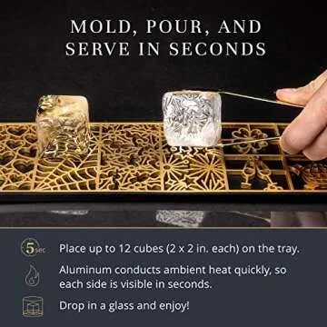 Clear Ice Cube Maker for Beautiful Cocktail Molds