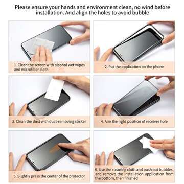 Compatible with iPhone XS X 10 Privacy Screen Protector Tempered Glass, BENKS Anti-Spy 3D Curve Edge Full Coverage Frame Shatterproof Tempered Glass Film (Black for Apple iPhone XS X 11 pro, 5.8 inch)