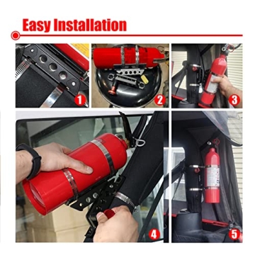 Goldfire Adjustable Quick Release Fire Extinguisher Mount Holder
