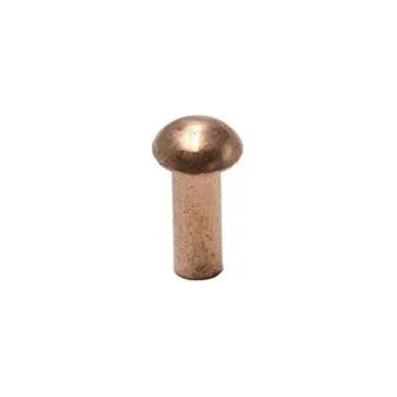 Biaungdo Copper Rivets 1/8 Dia 5/16 L - 100pcs Pack