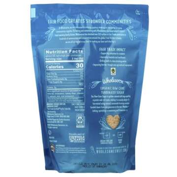 Wholesome Sweeteners Organic Turbinado Raw Cane Sugar - 24 Ounce