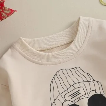 FIOMVA Infant Christmas Santa Bubble Romper - Cute Outfit