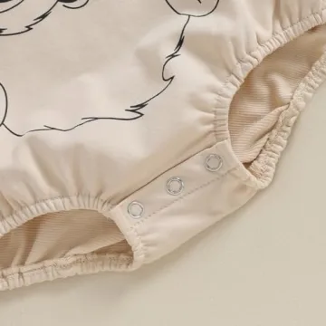 FIOMVA Infant Christmas Santa Bubble Romper - Cute Outfit