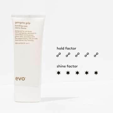 EVO Gangsta Grip Bonding Resin - Strong Hold Styling Gel - Adds Shine & Ultimate Style Control - 200...