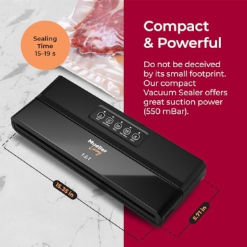 Mueller Living Vacuum Sealer - Compact & Powerful Preserver