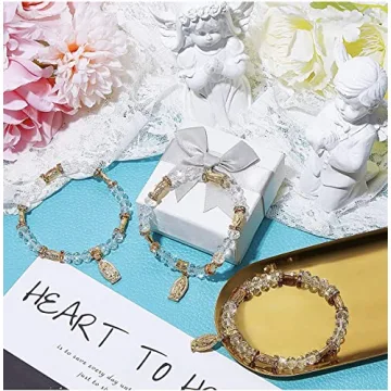 Crystal Lady Guadalupe Rosary Bracelet Set - 12 PCS