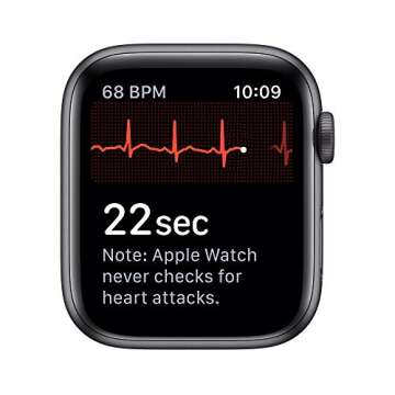 Apple Watch Series 5 (GPS, 44mm) - Space Gray Aluminum Case with Black Sport Band