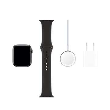 Apple Watch Series 5 (GPS, 44mm) - Space Gray Aluminum Case with Black Sport Band
