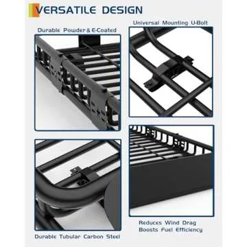 GarveeLife 64" Universial Roof Rack for Adventure Travel