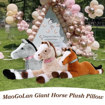 MaoGoLan Large Horse Plush Toy for Kids, Perfect Gift