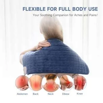 ZUODUN Heating Pad for Pain Relief and Comfort 6 Settings