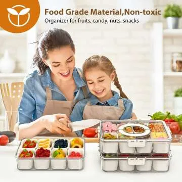 Snackle Box - Divided Snack Organizer for Any Occasion