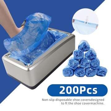 zxfuture Automatic Shoe Cover Dispenser with 200 Covers