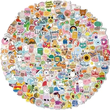 300 Pcs Cute Vinyl Waterproof Stickers for Kids & Teens - Fun Classroom Prizes