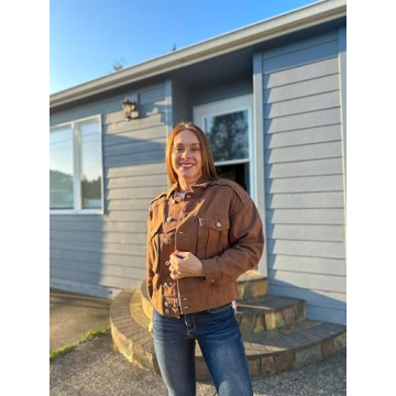 Dokotoo Cropped Denim Jacket for Women - Stylish Cargo Design