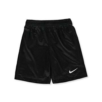 Nike Toddler Boys Black Athletic Mesh Shorts - Sizes 2T to 4T for Easy Wear and Comfort