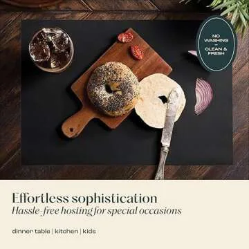 Disposable Pink Paper Placemats - 100-Pack Elegant Dining